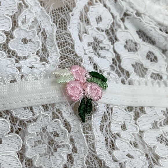 NWT For Love and Lemons X Victoria’s Secret VS Mia Lace Bodysuit Teddy Lingerie - Picture 9 of 16